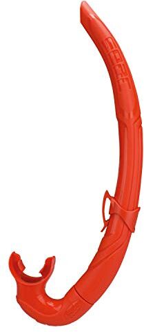 SEAC Liquid, Snorkel Pieghevole per Pesca Subacquea in Apnea, 100% Silicone Ipoallergenico Unisex Adulto, Rosso, Standard