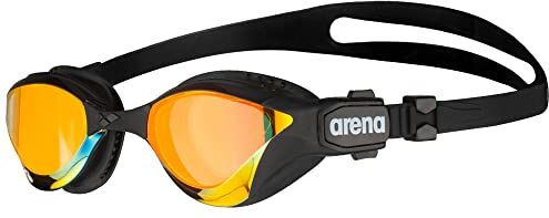 Arena Cobra Tri Swipe Mr, Occhialini Unisex Adulto, YELLOW COPPER-BLACK, Taglia unica