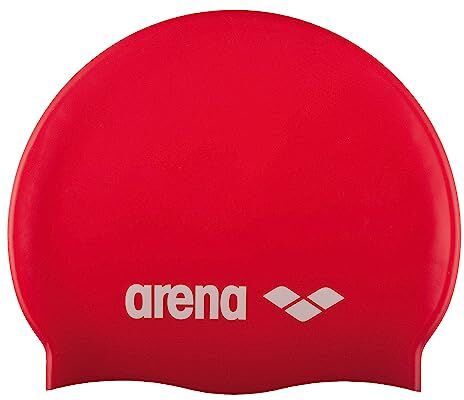 Arena Classic Silicone Junior Cuffia Unisex in Silicone, Cuffia Piscina Bambino e Bambina, Cuffia Nuoto con Bordo Rinforzato, Cuffia Morbida e Resistente