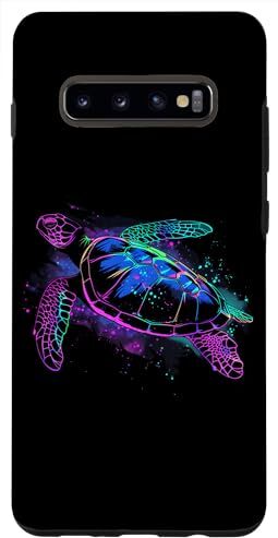 We Love Sea Turtles - Scuba Diving Apparel Co. Custodia per Galaxy S10+ Tartaruga marina Immersioni Acquerello Snorkeling Immersioni subacquee