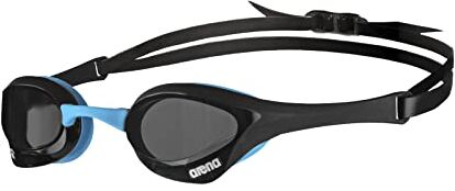 Arena Cobra Ultra Swipe Goggle, Dark Smoke, Nero, Blu, Taglia unica