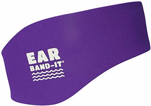 Ear Band-It Diadema nuoto (inventato da un medico) trattiene l'acqua, soggetto il spine orecchie (sicuro il spine orecchie) I piccoli (età 1-3) Viola