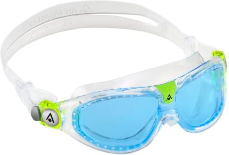 Aqua Sphere AQUASPHERE Seal KID, Occhialini da nuoto per bambini dai 3 anni in su con protezione UV, guarnizione in silicone, lenti antiappannamento e antigoccia per ragazzi