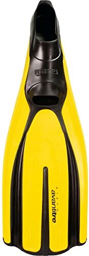 Mares Plana avanti Tre, Pinne da Immersione Scarpetta Chiusa Adulto – Unisex, Giallo, 38