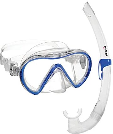 Mares Aquazone Combo Vento, Combo Composto da Maschera e Boccaglio Adulto Unisex, Blu