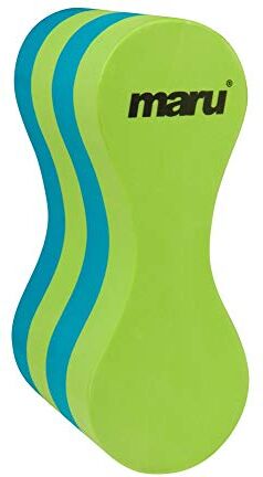 maru Salvagente per Nuoto, Pull Buoy, Lime/Blu, Bambini