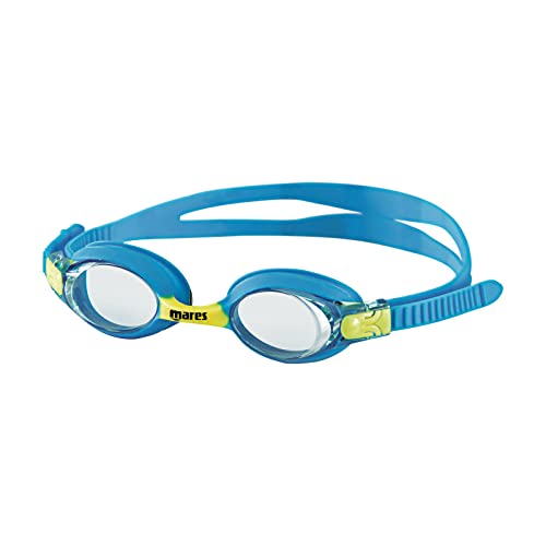 Mares Aquazone Occhialini Meteor, Occhialini da Nuoto Unisex Bambini, Blu, Taglia Unica