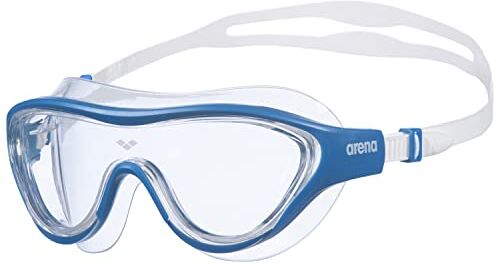 Arena The One Mask Occhialini Nuoto Anti-Appannamento Unisex Adulto, Maschera Piscina con Grandi Lenti, Protezione UV, Ponte Nasale Autoregolante, Guarnizioni Orbit-Proof