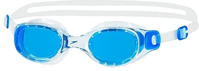 Speedo Unisex Adulto Futura Classic Occhialini, Clear/Blu, Taglia Unica