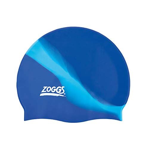 Zoggs Cuffia, Multi Colour Silicone cap Unisex Adulto, Blu/Azzurro, Taglia Unica