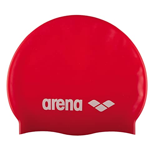 Arena Classic Silicone Cuffia Unisex in Silicone, Cuffia Piscina Donna e Uomo, Cuffia Nuoto con Bordo Rinforzato, Cuffia Morbida e Resistente