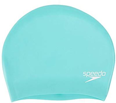 Speedo Unisex Adulto Long Hair Swimming Cap Green One Size Cuffia da nuoto, Spearmint, Taglia Unica