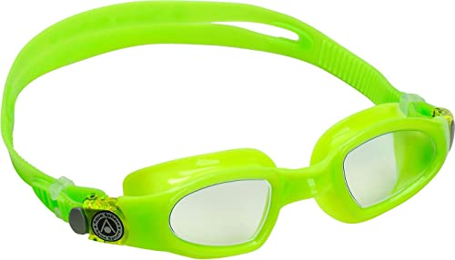 Aqua Sphere MAKO 2, Occhiali da Nuoto Unisex-Adulto, Lente Verde Chiaro/Trasparente, Taglia Unica