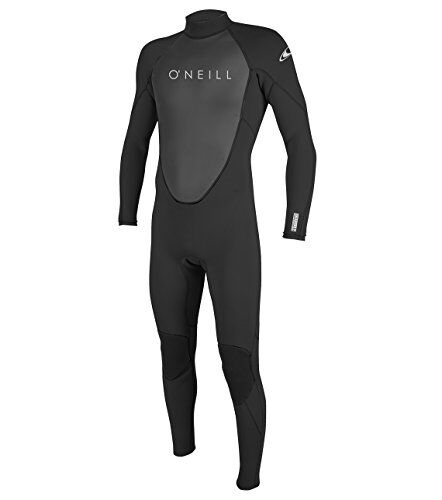 O'Neill Wetsuits Reactor II 3/2mm Back Zip Full Wetsuit, Muta Subacquea Uomo, Nero, 3XL