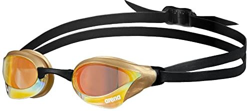 Arena Cobra Core Swipe Mirror, Occhialini Unisex Adulto, Yellow Copper-Gold, Taglia Unica