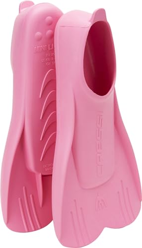 Cressi Mini Light Fins Pinne Corte Bambini Unisex per Immersioni, Snorkeling e Nuoto, Rosa, 34/35