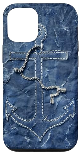 Maritime Ocean Sailing Sea Custodia per iPhone 14 Ancora Nautica Blu Nautico Marina Marina Marina