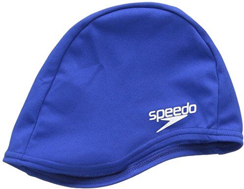 Speedo cuffia in poliestere per piscina e nuoto nera o blu o navy o rossa