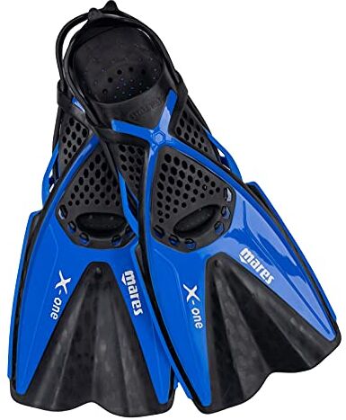 Mares Aquazone X-One Jr., Pinne da Snorkleling Bambino Unisex, Blu, XS