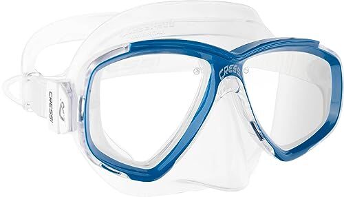 Cressi Perla, Snorkeling, Apnea, Immersioni Maschera Perla o Combo Set Maschera Perla + Snorkel Mexico,Taglia Unica, Unisex Adulto