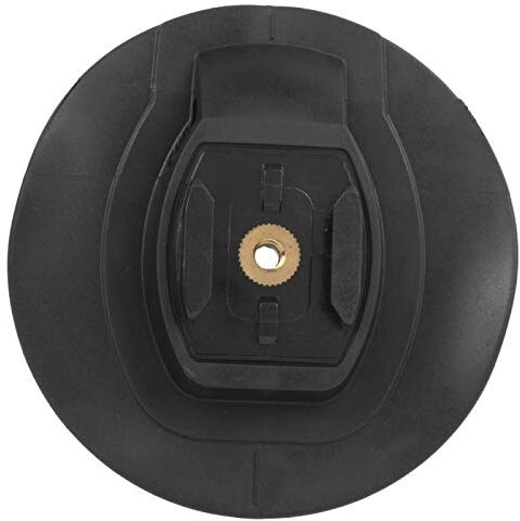 Vbest life Base di montaggio adesiva per fotocamera in PVC, strumento di stabilizzazione per cuscinetti da tavola da surf per casco sportivo all'aperto in nero