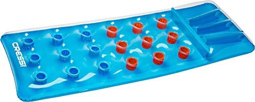 Cressi Floating Mattress, Materassino Gonfiabile Mare e Nuoto Unisex Adulto, Azzurro, 70 x 183 cm