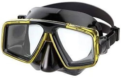 Mares Starfish, Maschera da Snorkeling, Unisex – Adulto, Giallo/nero, Taglia Unica