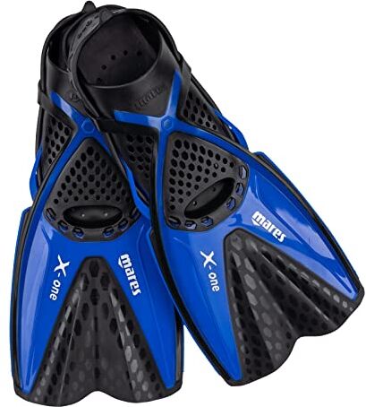 Mares Aquazone X-One, Pinne Snorkeling Adulto – Unisex, Blu, L/XL