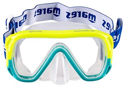 Mares Aquazone Keewee Jr, Maschera da Snorkeling Ragazzi e Bambini Unisex, Lime/Menta