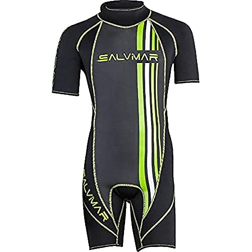 SALVIMAR Shorty Man, Mutino da Snorkeling Uomo, Nero, 2,5mm L