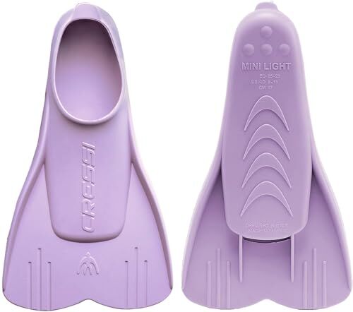 Cressi Mini Light Fins, Pinne Corte e Leggere per Nuoto e Snorkeling Bambini, Lilla, 25/28 EU