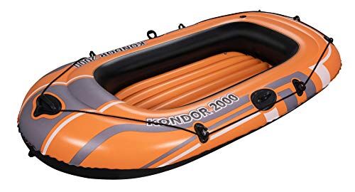 Bestway 61100 Hydro-Force Canotto, colore: Arancione , 188 x 98 cm