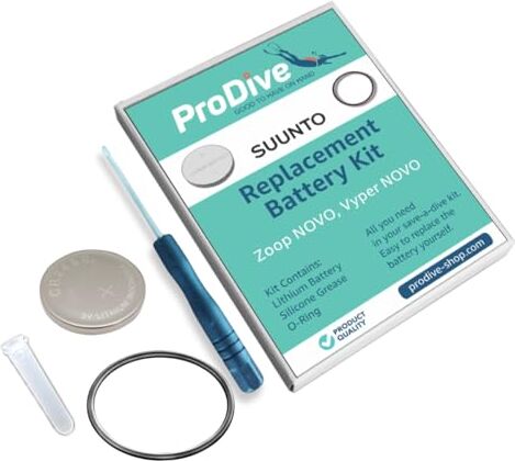 ProDive good to have on hand ProDive Kit batteria Combatable per computer subacquei SUUNTO Zoop Novo e Viper Novo