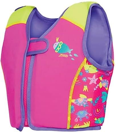 Zoggs Sea Queen SwimsureTM, Gilet da Nuoto Galleggiante Unisex Bambino, Multicolore, Standard