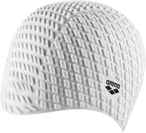 Arena Bonnet Silicone Cuffia, Unisex adulto, Bianco (White), Taglia Unica