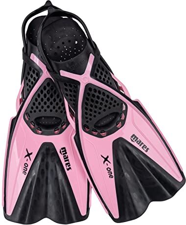 Mares Aquazone X-One Jr., Pinne da Snorkeling Bambino Unisex, Rosa, S