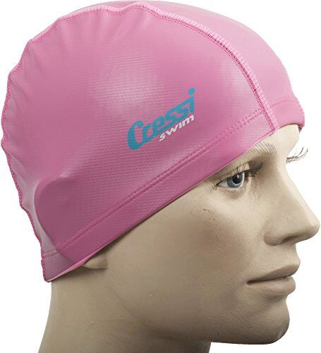 Cressi Pv Coated cap, Cuffia Nuoto Unisex – Adulto, Rosa, Unica