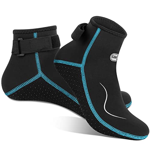 Gimilife Calzari Neoprene, Calzari Sub 3MM per Uomo e Donna, Calzari Beach Volley Calze Piscina Calze da Acqua Calze Termiche per immersioni, snorkeling, nuoto, surf, vela, kayak