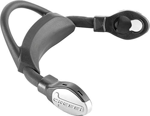 Cressi Ebs Strap, Cinghiolo Elastico per Pinne Ara PRO Light Unisex – Adulto, Nero, Regolare