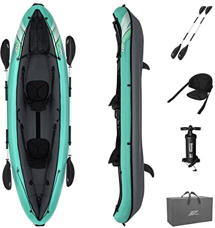 Bestway 65052-5 Set kayak gonfiabile Hydro-Force Ventura X2, 330x86 cm