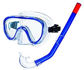 SEAC Marina Siltra Kit Maschera e Boccaglio Snorkeling Unisex Bambini Blu