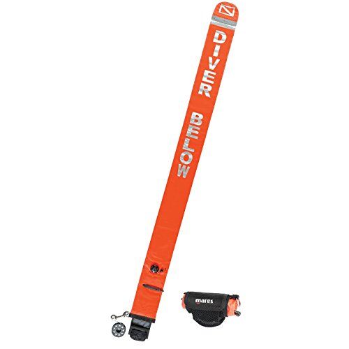 Mares Buoy DIVER MARKER ALL IN ONE, Boa segnasub 160cm lunghezza con sagola da 20mt