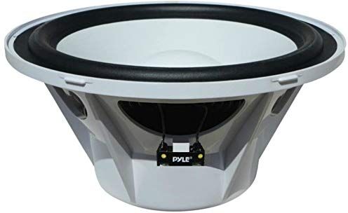 Pyle SUBWOOFER IMPERMEABILE WATER PROOF  PLMRW12 12" 30,00 CM 300 MM BIANCO PER IMBARCAZIONI BARCA GOMMONE O PISCINA O LOCALI ALL'APERTO, SINGOLA BOBINA DA 4 OHM DA 300 WATT RMS E 600 WATT MAX