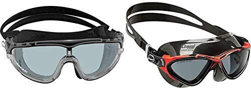 Cressi Skylight Swim Goggles, Occhialini Premium per Nuoto, Piscina, Nero/Nero/Lenti Grigio & Planet Occhialini Premium per Nuoto, Piscina, Triathlon e Sport Acquatici, Nero/Rosso/Lenti Fumé