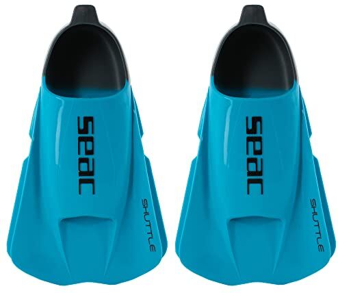 SEAC Shuttle Flex, Pinne Corte da Nuoto 100% Silicone