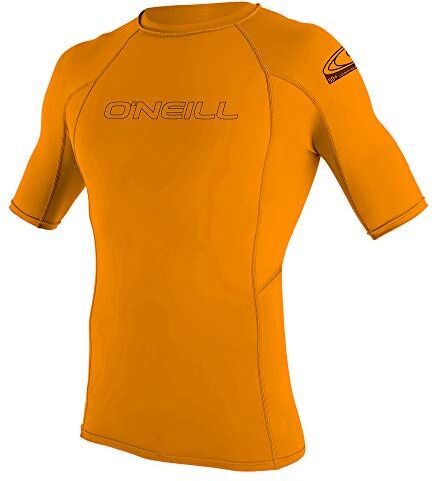 O'Neill Youth Basic Skins-Rash Guard a Maniche Corte, Vest Unisex-Giovani, Blaze, 6