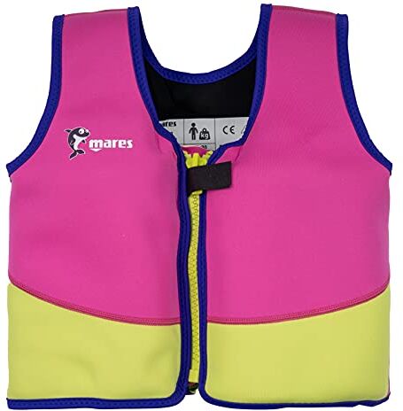 Mares Aquazone Floating Jacket, Giubbotto Galleggiante Bambini Unisex, Rosa, S