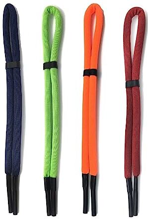 PLABBDPL 4 pcs Cordino per Occhiali da Sole, Cordino Regolabile per Occhiali Laccetti per Occhiali Anti-Perso per Sport Acquatici Canottaggio Kayak Surf Uomo Donna