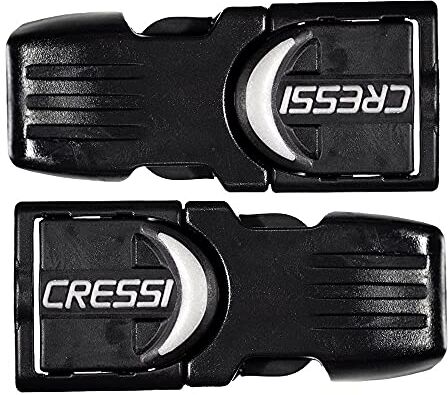 Cressi Fibbie di Ricambio per Pinne Buckles Frog Pro Light Master