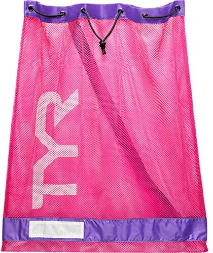 TYR Mesh, Sacca da Piscina Unisex – Adulto, Pink/Purple, M